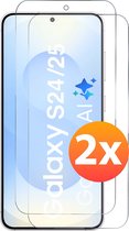 Protecteur d'écran - Convient pour Samsung Galaxy S25 Protecteur d'écran Verre trempé trempé - 2 pièces verre de protection