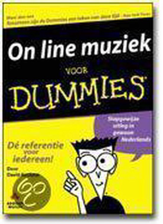 On line muziek voor Dummies - cover