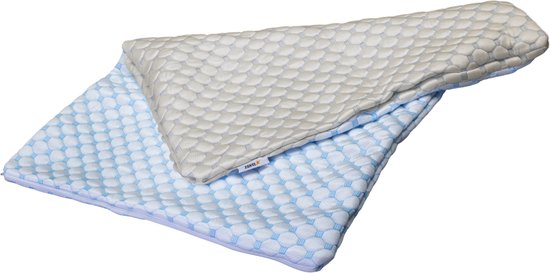 Housse Zentix chaud-froid - Côté rafraîchissant et côté normal - Convient à tout kussen 50x70 - Perfect pour toutes les saisons