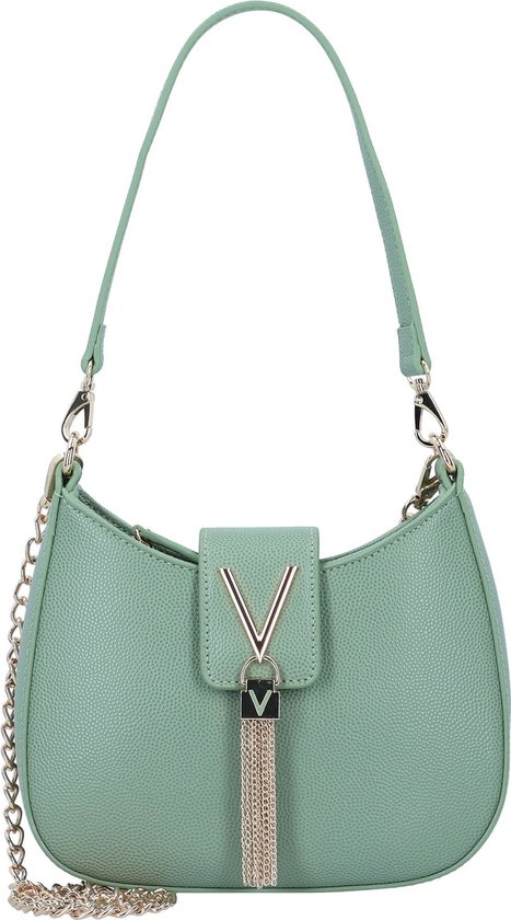 Sac à épaule VALENTINO Divina - Couleur Salvia (vert), Bandoulière, Neuf Avec étiquettes
