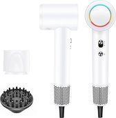 Bol.com O'dor Ionische Haardroger 1600W met Diffuser – High-Speed Lichtgewicht Föhn – 200 Miljoen Negatieve Ionen – Stille Fohn ... aanbieding