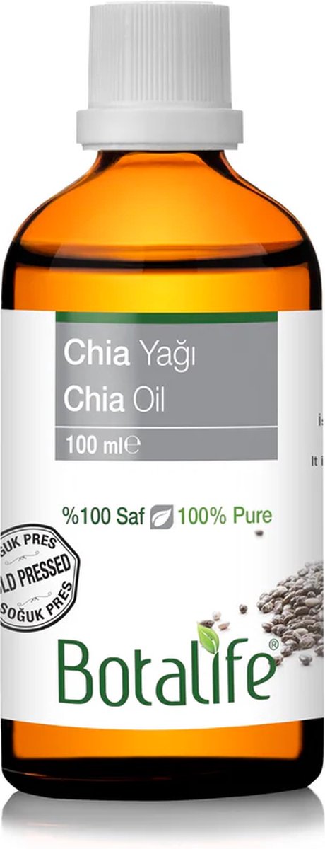 Botalife - Chia Olie - 100% Puur & Natuurlijk - Koudgeperste Olie - 100 ml