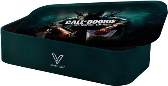 Boîte de rangement avec plateau roulant Call of Doobie