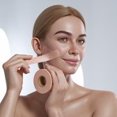 GlowLift Face Tape - Tape de levage instantané, sans latex, anti-rides pour le visage et le cou, respirant et discret, 2,5 cm x 5 m