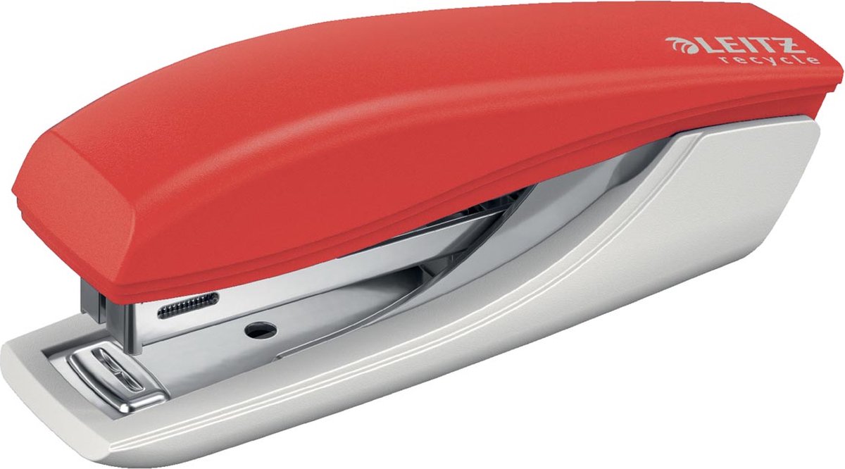 Nietmachine Leitz Nexxt Recycle mini 10 vel rood | 24 stuks