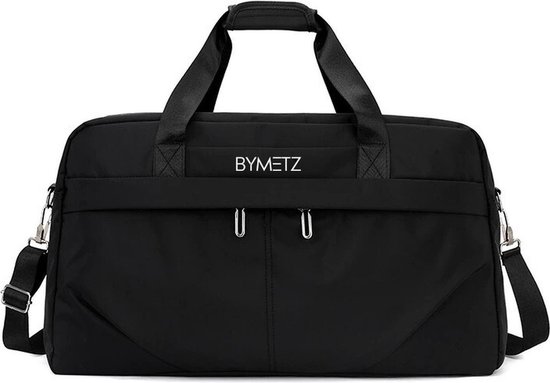 Reistas 40x30x20 Transavia, TUI, Vueling & WizzAir - Maximale Inhoud - Handbagage Tas 40 x 30 x 20 cm - Met Handige Smart Sleeve voor op een Koffer- Classy Black