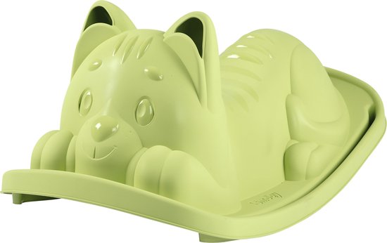 Smoby - Smoby Life - Cat Rocker - Kattenwip - Wip - Groen - Vanaf 18m.