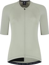 Rogelli Essential II Dames Korte Mouw Fietsshirt - Lange Rits - Taupe