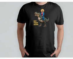 Not Today Satan - T Shirt - Jesus - Funny - LOL - Sarcasm - MemeLife - TooFunny - Grappig - Lachen - GekkeHumor - TeGek