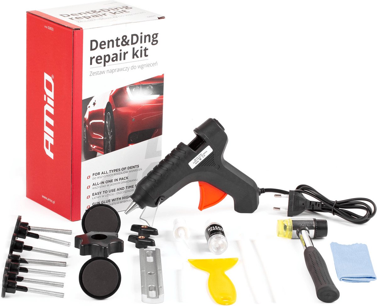 AMiO Auto & Voertuig Deuken en Beschadigingen Reparatieset Complete Reparatie Kit