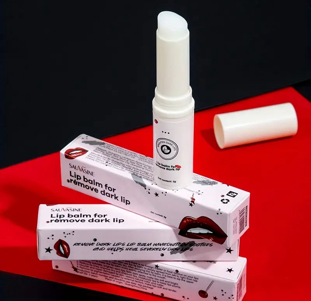 Natuurlijke Lip Balm For Dark Lip Hydraterende Lippenverzorging met Petrolatum Olie