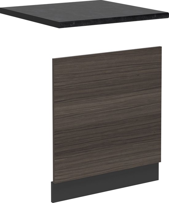 Vicco Keukenwerkblad R-Line, Antraciet, 50 cm