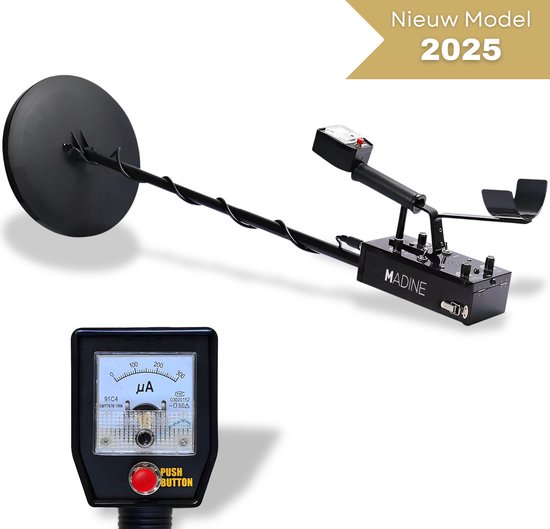 Madine Metaaldetector Professioneel - Voor Volwassene - 0.5M Diep - Hoge gevoeligheid - 455 kHZ