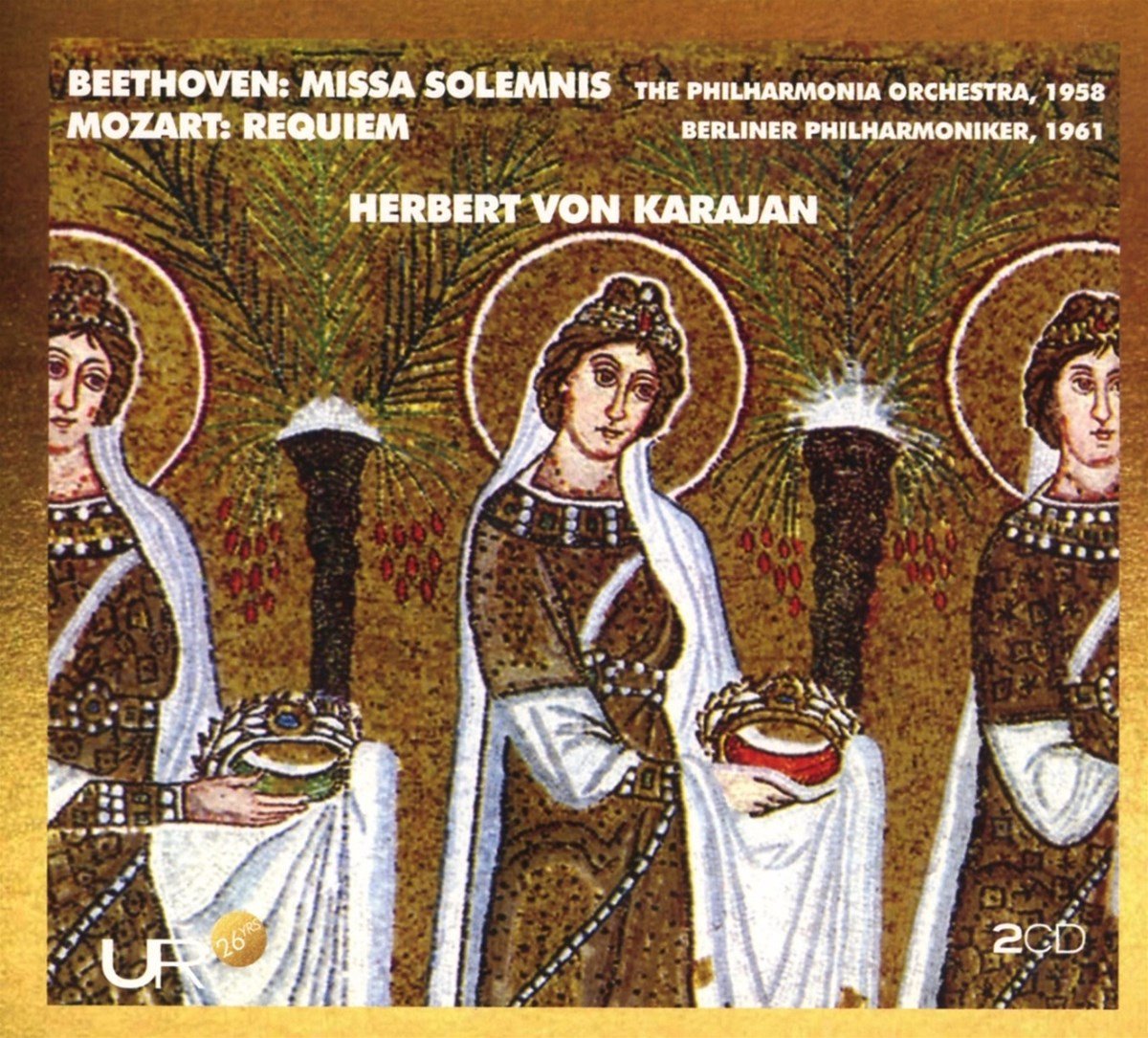 Herbert Von Karajan - Beethoven: Missa Solemnis / Mozart: Requiem (2 CD)