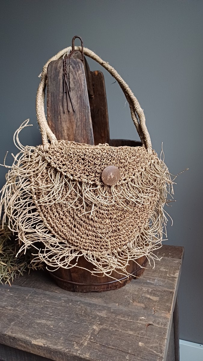 Tasje zeegras naturel