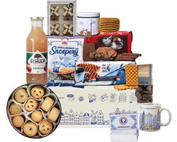 Cadeaupakket - Kerstpakket - Geschenkpakket - Holland Pakket nr 1 - Pakket met diverse Hollandse lekkernijen en Hollandse cadeautjes