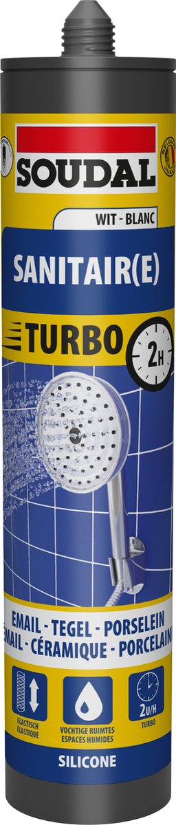 Sanitaire silicone Turbo wit
