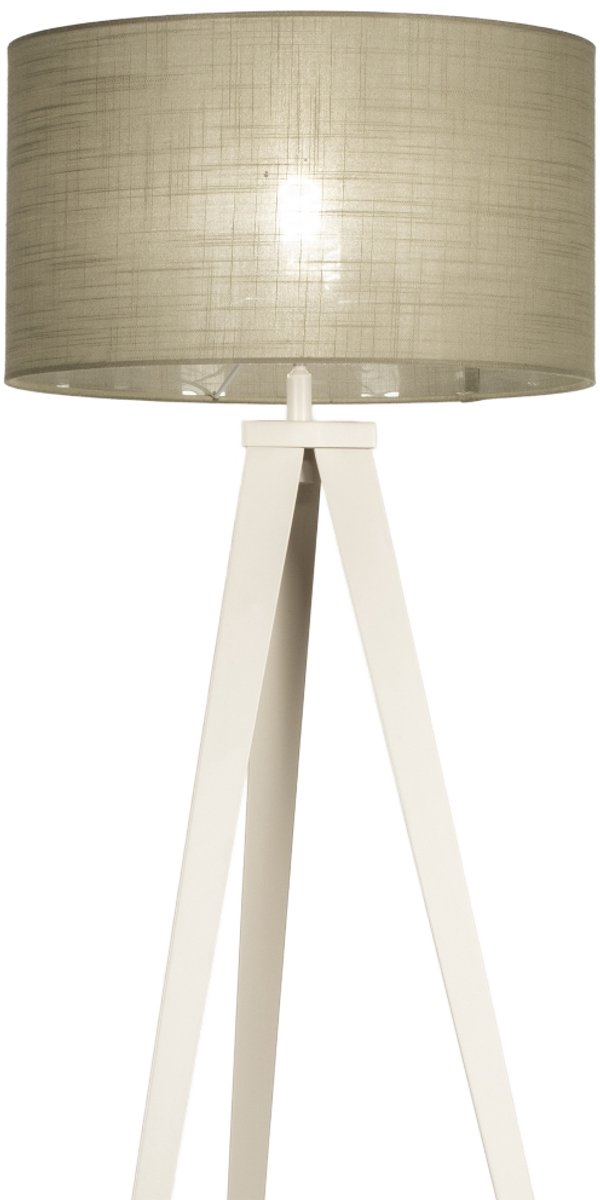 Lumidora Vloerlamp 31402 - ANTIQUA - E27 - Beige - Taupe - Zand - Metaal - ⌀ 51 cm
