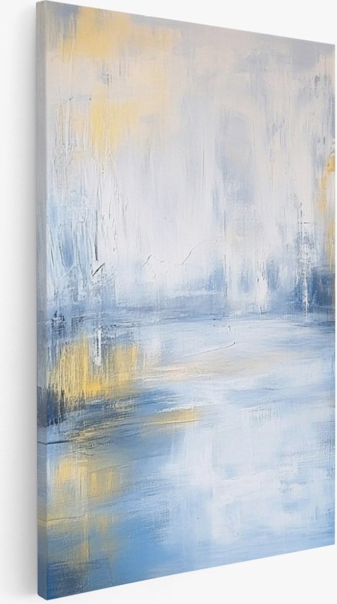 Saammp Canvas Schilderij - Landschap - Minimalistisch - Abstract - 40x60 - Foto op canvas - Wanddecoratie - Muurdecoratie Woonkamer - Slaapkamer decoratie - Canvas Print Multicolor