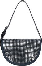 Hvisk Nomi Denim Embellished Schoudertassen Dames - Blauw - Maat ONESIZE