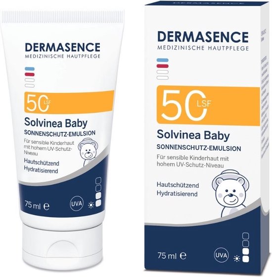 Dermasence Solvinea Baby LSF 50, 75 ml Creme van Merkloos — afbeelding 3