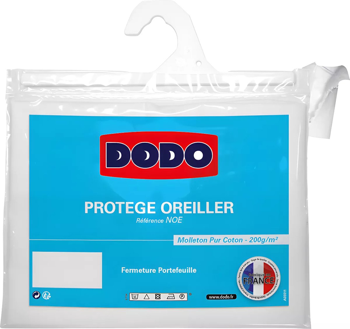 DODO Absorberende DODO kussenhoes - 60 x 60cm - ULTRA CONFORT
