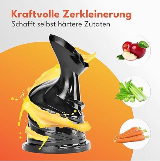 Equivera Sapcentrifuge - Sapcentrifuge - Sapcentrifuge voor Groente en Fruit - Juicer voor Groente en Fruit - Sap Machine - Sap Maker - Slow Juicer - Juicer - Elektrische Sap Pers van Equivera — afbeelding 2