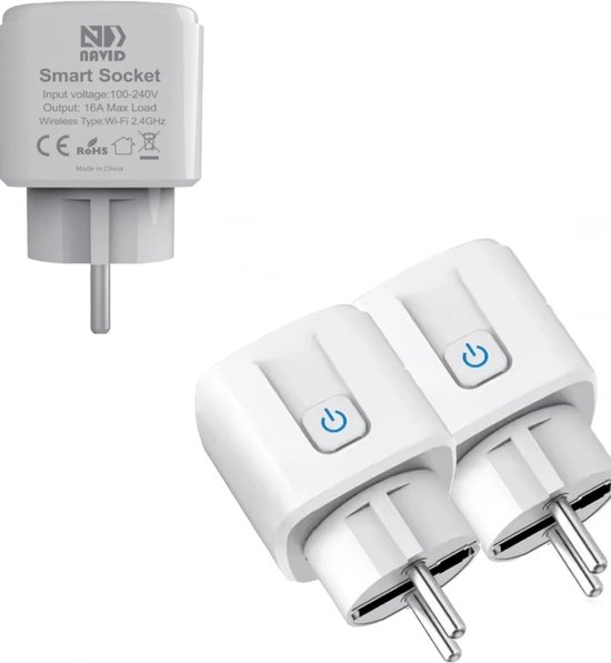 Smartify Smart Plug - Smart Plug - Incl. Timer & Energy Meter - Advantage Pack