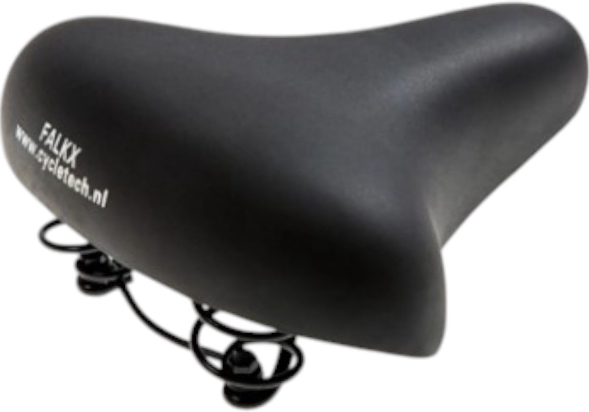 Falkx Fietszadel Zwart 24x21 cm