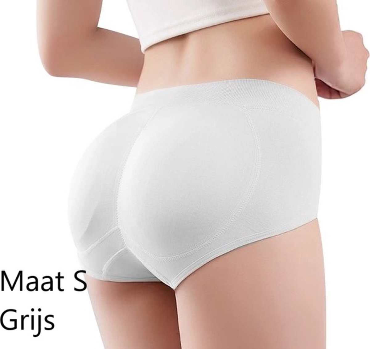 Slip Met Vulling I Corrigerende Slip I Ondergoed Body Shaper I Billen Liften I Billen Lifter I Maat S I Grijs