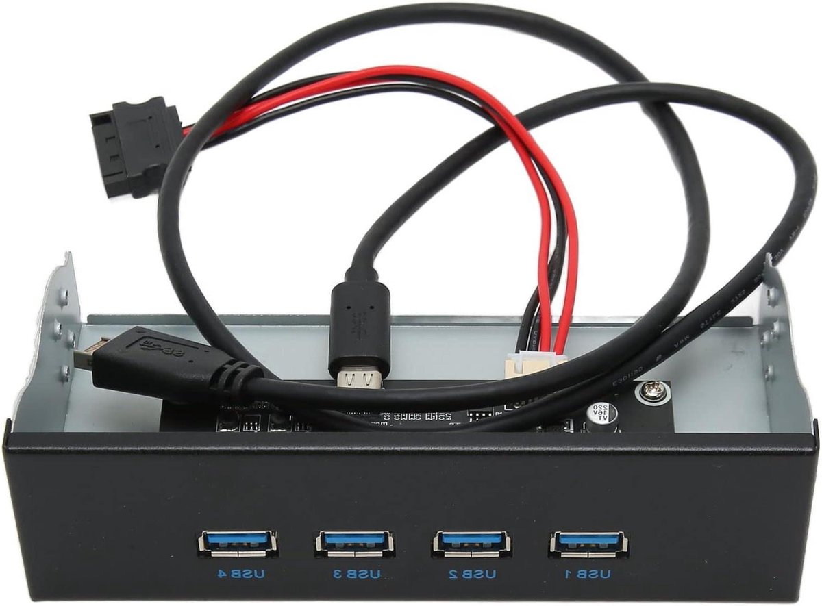 Voorpaneel Hub 525 Inch 4 Poorten USB 3.2 GEN2 10 Gbps Optisch Station Windows7/8/10/2003 OS X Laptop Linux .