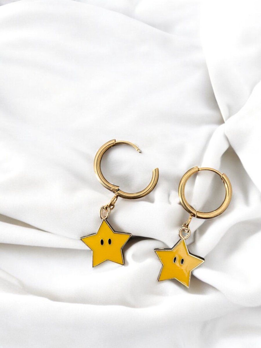 Hiden - Sieraad Oorbellen - Oorknopjes - Oorringen - Sieraden - Moederdag Cadeau - Oorbellen - Mode - Sterren