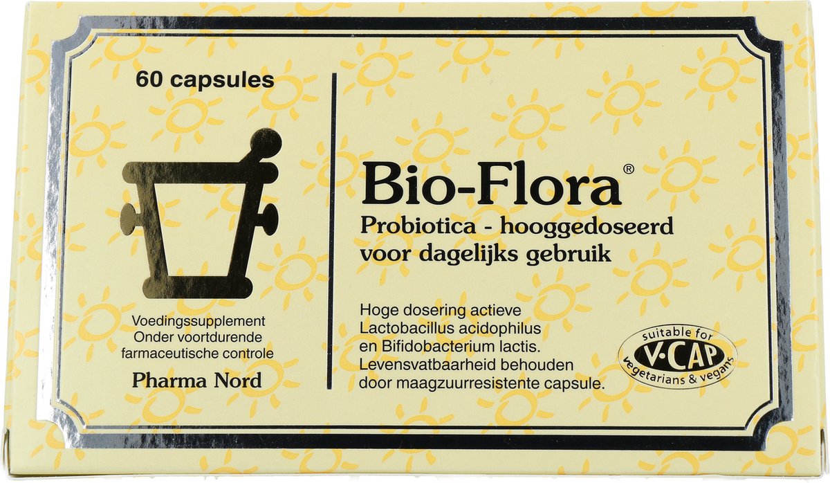 Goedkoopste Bio-Flora Capsules - 60 Capsules - Voedingssupplementen - Probiotica