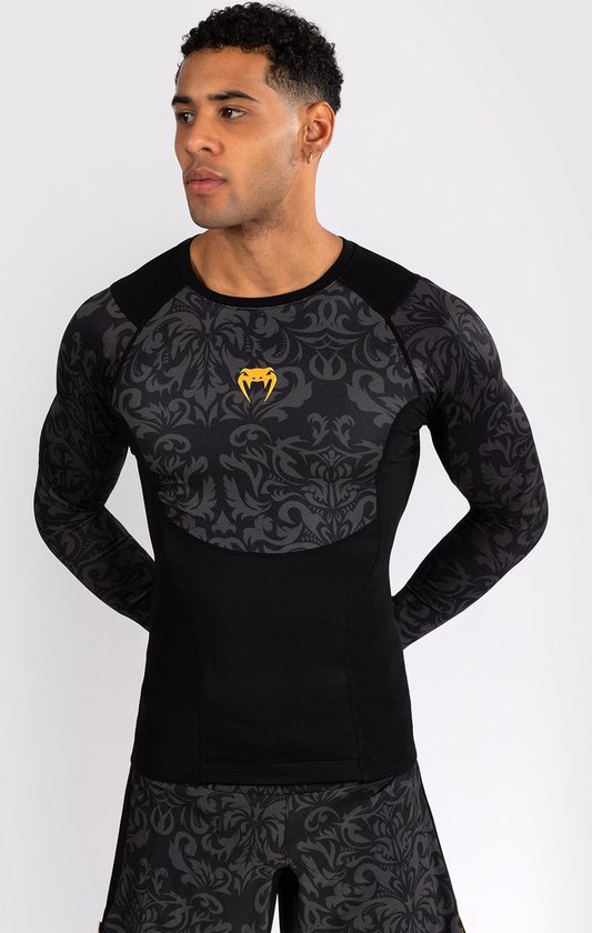 Foto: Venum x ilia topuria unmatched langarm rashguard zwart goud xxl