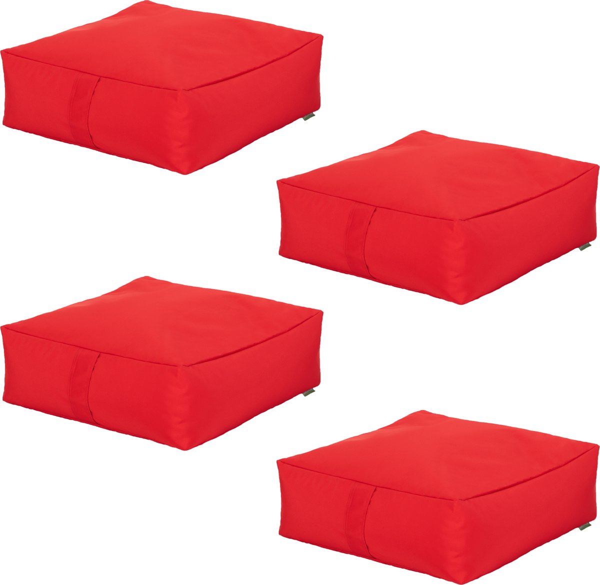 Comfortabel grijs loungekussen van Merkloos in 60x60 cm voor binnen en buiten.