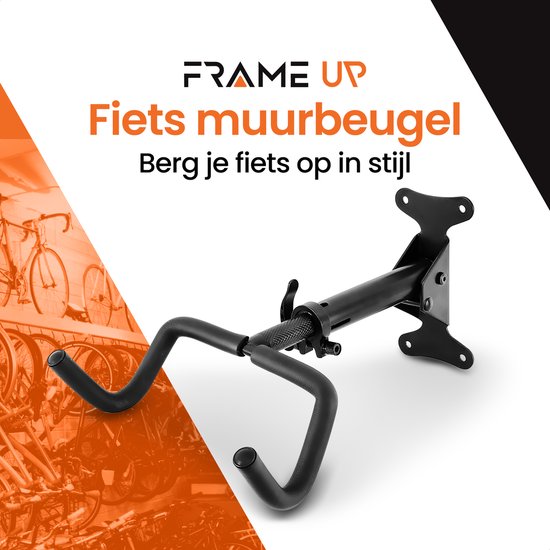 Fiets Ophangsysteem – Fiets muurbeugel - fiets haak - fiets ophangbeugel - fietsrek - Race fiets - Mountainbike - Max belading 45kg