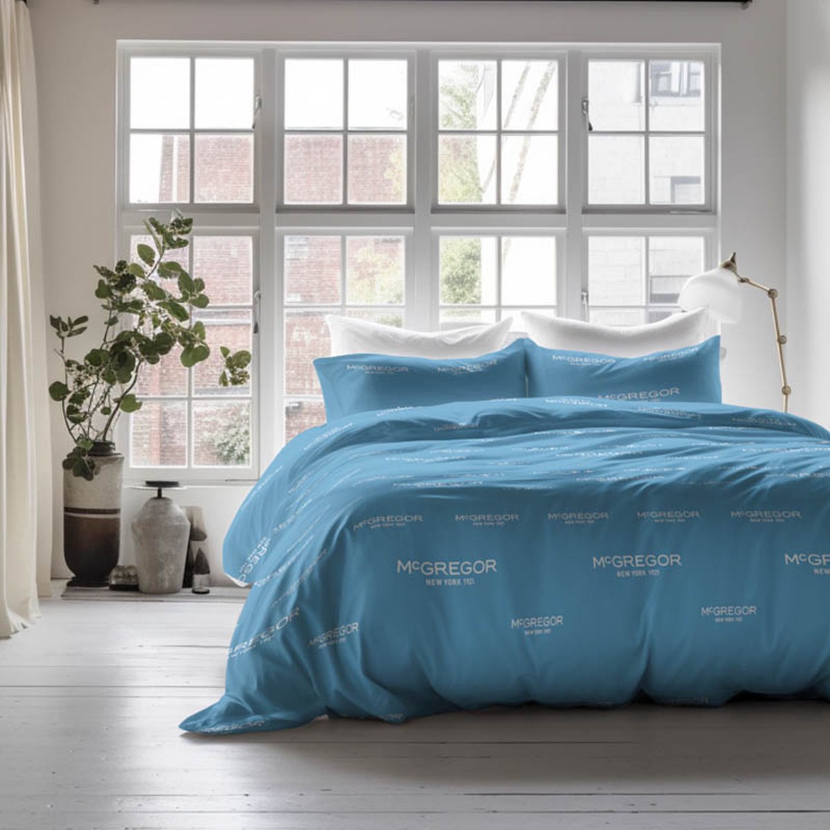 Dekbedovertrek McGregor - Blauw kingsize 240x220