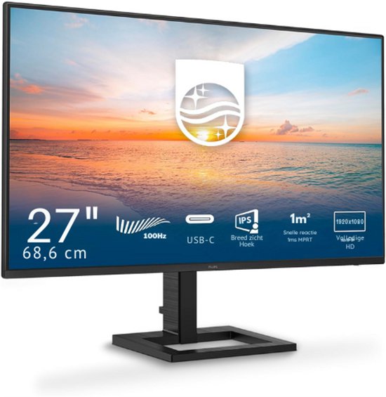 27-Inch Full HD Monitor met Luidsprekers
