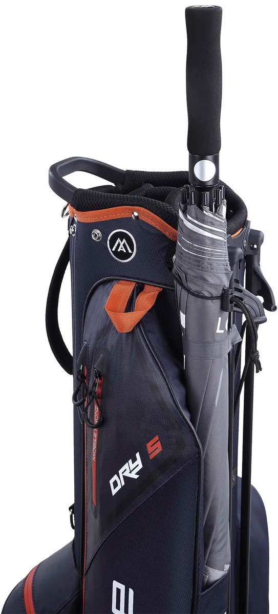 Big Max Dri Lite Seven - Waterdichte Golftas - Standbag - BLAUW Bruin van Big Max — afbeelding 5