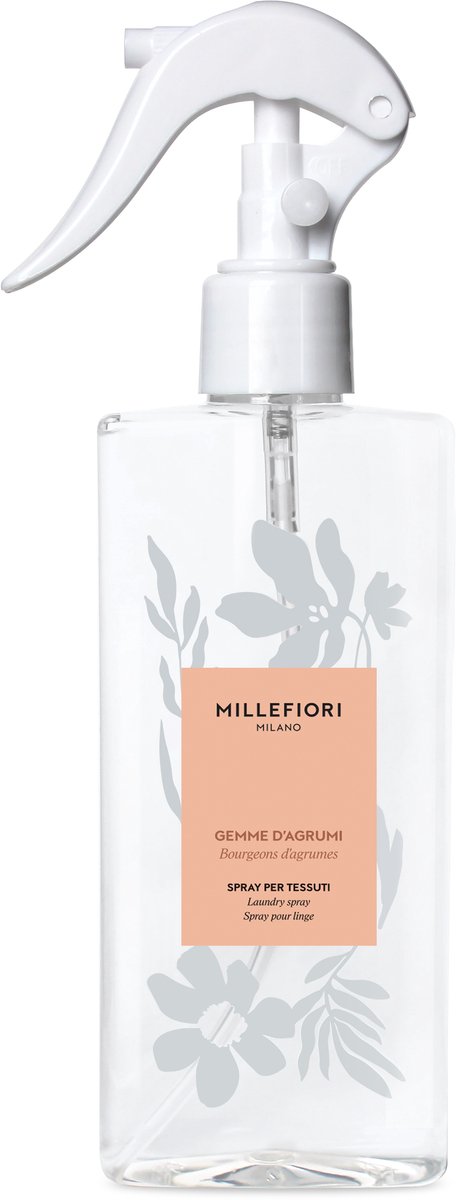 Millefiori Laundry - Textielspray 200 ml - Gemme D'Agrumi - Textielverfrisser - Wasspray
