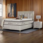 Bol.com BSS Bedding WoolTouch - Boxspring - 140x200 - Natuurlijke Schapenwol aanbieding