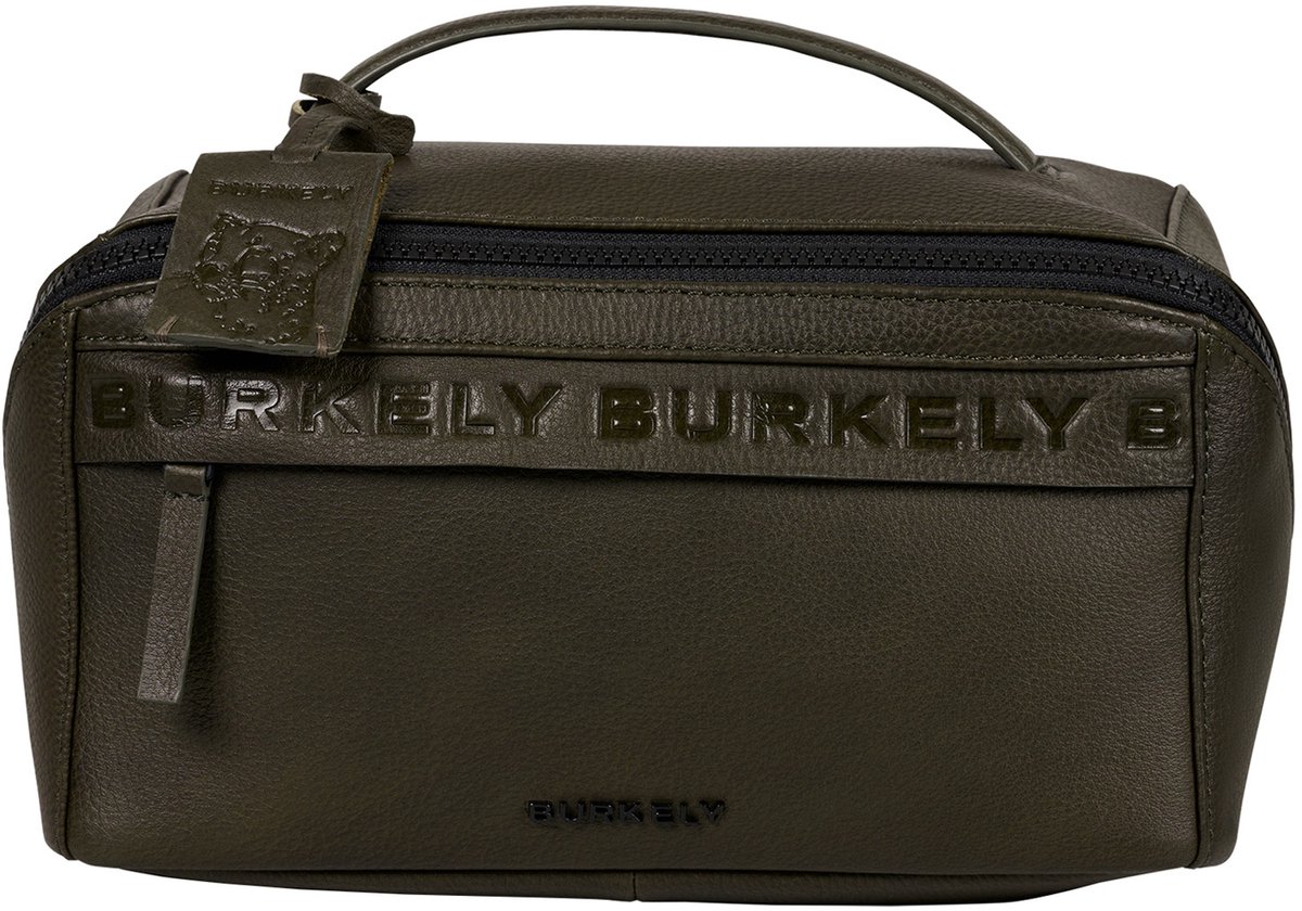 Burkely Minimal Mason Toiletry Bag - Toilettas - Volwassenen - Groen