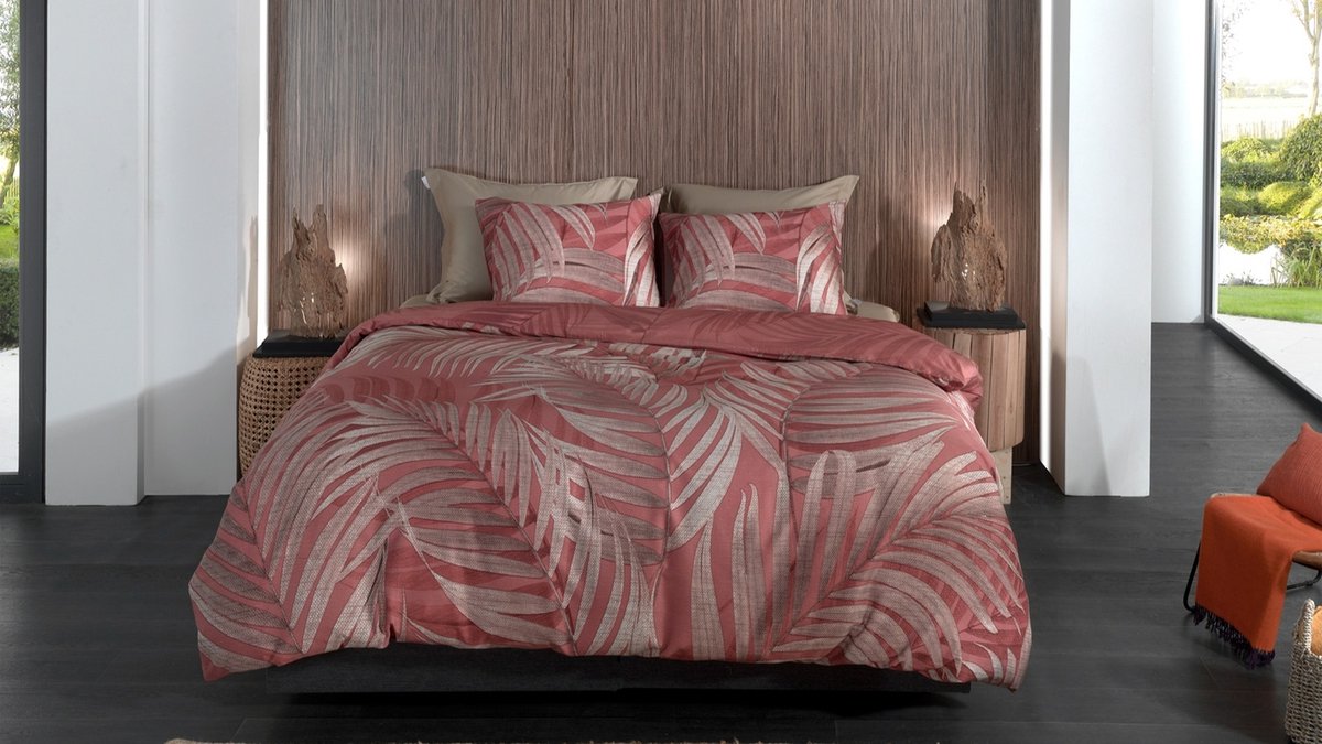 Heckettlane Dekbedovertrek Heckettlane Selin 240x200/220 cm Terra Rood