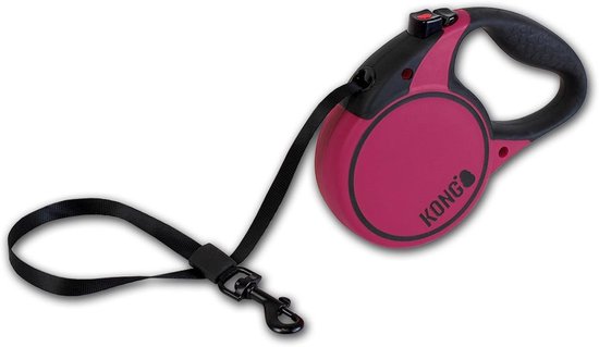 KONG Retractable Leash Terrain - S - Roze
