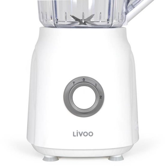 Blender - LIVOO - 1,5 L - 600 W - 22.000 tpm - 2 snelheden - Turbo wit van Merkloos — afbeelding 2