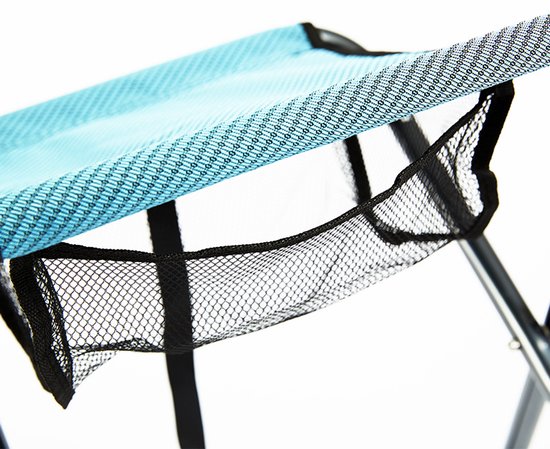 Camping Krukje - Camping Vouwstoelen - campingstoelen - Inklapbaar - Strandstoel - blauw - Inklapbaar stoeltje - visserskruk - draagbare opvouwbare kruk - opvouwbare klapkruk - voor outdoor, kamperen - Campingkruk - draagvermogen tot 100 kg — afbeelding 3
