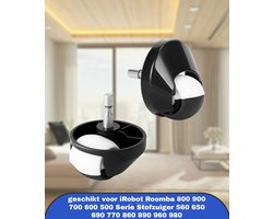 2 Pack Voorwiel Caster Montage Vervanging geschikt voor iRobot Roomba 800 900 700 600 500 Serie Stofzuiger 560 650 690 770 860 890 960 980