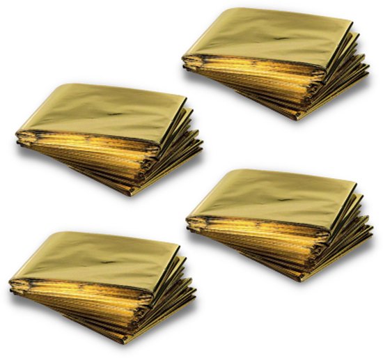 Reddingsdeken 4 stuks – Noodpakket -160*210 cm