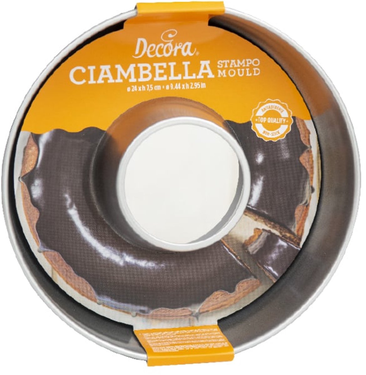 Decora - Savarin Non Stick "Bundt" Bakvorm - 24cm