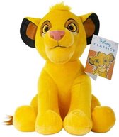Simba Disney Pluche Knuffel met Geluid 28 cm {Disney Sound Plush Toy | Speelgoed knuffeldier knuffels voor kinderen jongens meisjes | Lady en de Vagebond, 101 Dalmatiërs, Pluto, Simba Lion King, Dumbo Dombo Olifant}